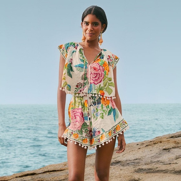 Farm Rio: Sweet Bloom Blouse - Picture 4 of 9